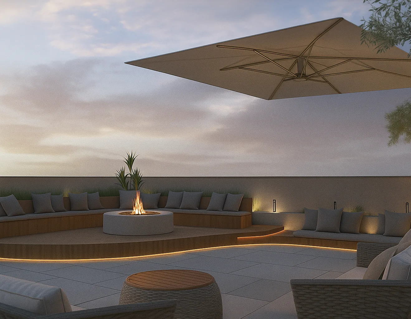 Rooftop com vista